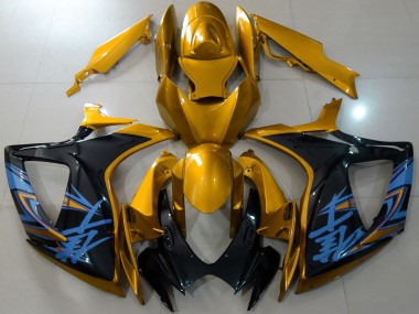 Wholesale 2006-2007 Suzuki GSXR 600 / GSXR 750 Motorcycle Fairings - Gold Black Blue Canada