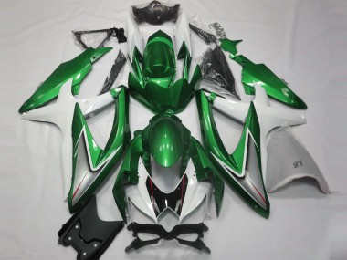 Wholesale 2008-2010 Suzuki GSXR 600 / GSXR 750 Motorcycle Fairings - White Green Silver Glossy Black Canada