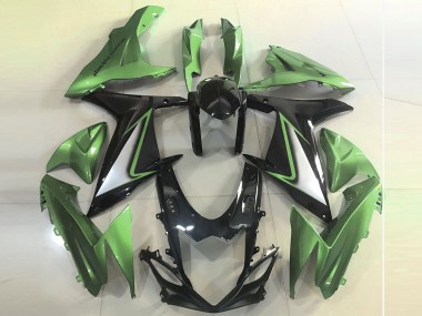 Wholesale 2011-2024 Suzuki GSXR 600 / GSXR 750 Motorcycle Fairings - Green Glossy Black Canada