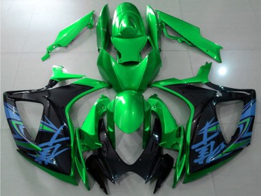 Wholesale 2006-2007 Suzuki GSXR 600 / GSXR 750 Motorcycle Fairings - Green Black Blue Canada
