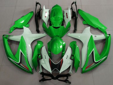 Wholesale 2008-2010 Suzuki GSXR 600 / GSXR 750 Motorcycle Fairings - White Green Black Red Canada