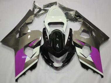 Wholesale 2004-2005 Suzuki GSXR 600 / GSXR 750 Motorcycle Fairings - White Pink Grey Glossy Black Canada