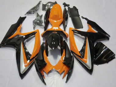 Wholesale 2006-2007 Suzuki GSXR 600 / GSXR 750 Motorcycle Fairing - Orange Glossy Black Canada