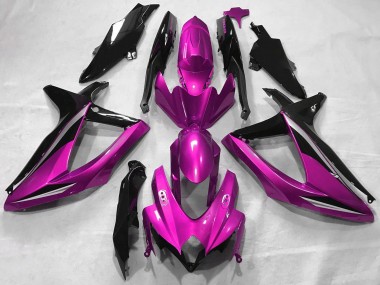 Wholesale 2008-2010 Suzuki GSXR 600 / GSXR 750 Motorcycle Fairings - Pink Glossy Black Canada