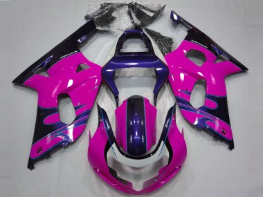 Wholesale 2001-2003 Suzuki GSXR 600 / GSXR 750 Motorcycle Fairings - Pink Glossy Blue Canada