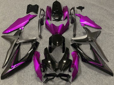 Wholesale 2008-2010 Suzuki GSXR 600 / GSXR 750 Motorcycle Fairings - Pink Glossy Black Matte Black Canada
