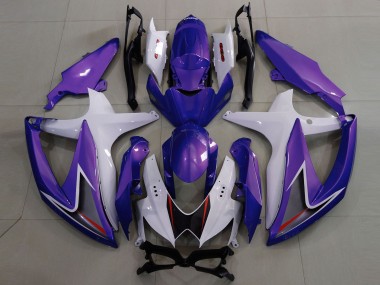 Wholesale 2008-2010 Suzuki GSXR 600 / GSXR 750 Motorcycle Fairings - White Purple Black Canada