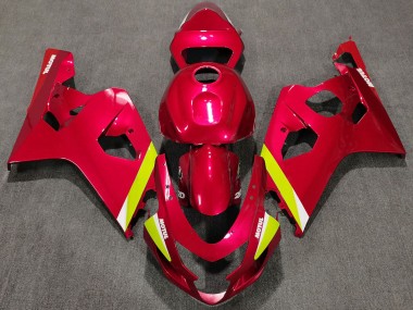 Wholesale 2004-2005 Suzuki GSXR 600 / GSXR 750 Motorcycle Fairings - Red Yellow White Canada