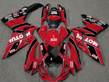 Wholesale 2011-2024 Suzuki GSXR 600 / GSXR 750 Motorcycle Fairings - Red Black Motul Canada