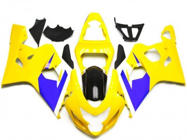 Wholesale 2004-2005 Suzuki GSXR 600 / GSXR 750 Motorcycle Fairings - Yellow Blue White Glossy Black Canada