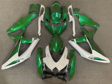 Wholesale 2008-2010 Suzuki GSXR 600 / GSXR 750 Motorcycle Fairings - White Green OEM Style Canada