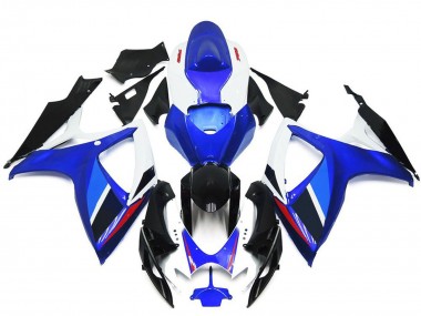 Wholesale 2006-2007 Suzuki GSXR 600 / GSXR 750 Motorcycle Fairings - Blue White Red Glossy Black OEM Style Canada