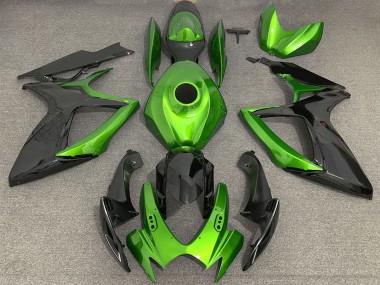 Wholesale 2006-2007 Suzuki GSXR 600 / GSXR 750 Motorcycle Fairings - Green Black Canada