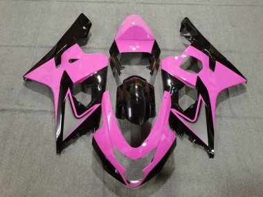Wholesale 2004-2005 Suzuki GSXR 600 / GSXR 750 Motorcycle Fairings - Pink Glossy Black Canada