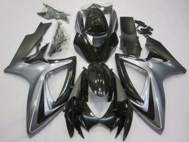 Wholesale 2006-2007 Suzuki GSXR 600 / GSXR 750 Motorcycle Fairings - Silver Glossy Black Matte Black Canada