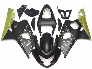 Wholesale 2004-2005 Suzuki GSXR 600 / GSXR 750 Motorcycle Fairings - Matte Black Gold Corona Canada
