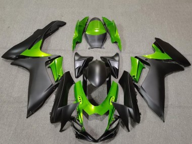 Wholesale 2011-2024 Suzuki GSXR 600 / GSXR 750 Motorcycle Fairings - Green Matte Black Canada