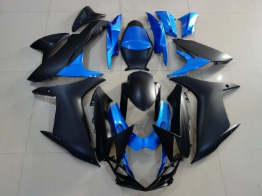 Wholesale 2011-2024 Suzuki GSXR 600 / GSXR 750 Motorcycle Fairings - Blue Matte Black Canada