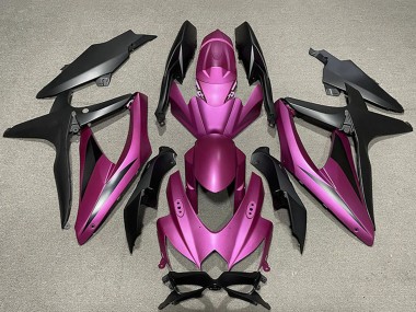Wholesale 2008-2010 Suzuki GSXR 600 / GSXR 750 Motorcycle Fairings - Purple Matte Black Canada