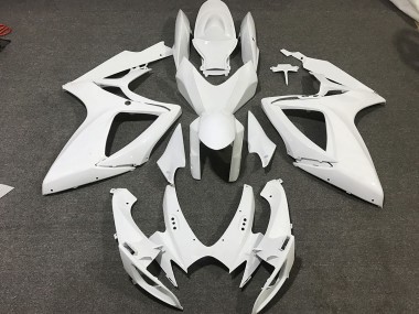 Wholesale 2006-2007 Suzuki GSXR 600 / GSXR 750 Motorcycle Fairings - White Canada