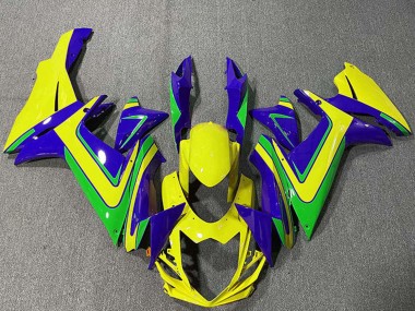 Wholesale 2011-2024 Suzuki GSXR 600 / GSXR 750 Motorcycle Fairings - Blue Yellow Green Canada