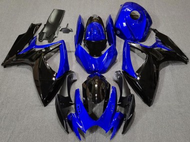 Wholesale 2006-2007 Suzuki GSXR 600 / GSXR 750 Motorcycle Fairings - Blue Glossy Black Canada