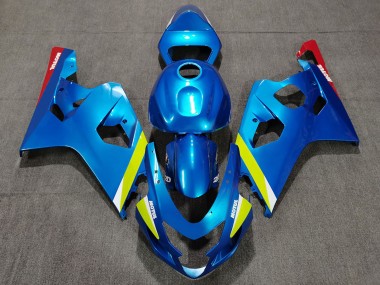 Wholesale 2004-2005 Suzuki GSXR 600 / GSXR 750 Motorcycle Fairings - Blue Yellow Red Canada