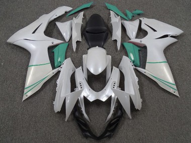 Wholesale 2011-2024 Suzuki GSXR 600 / GSXR 750 Motorcycle Fairings - Pearl White and T Blue Canada