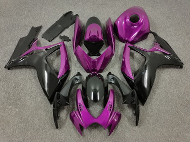 Wholesale 2006-2007 Suzuki GSXR 600 / GSXR 750 Motorcycle Fairings - Purple Black Canada