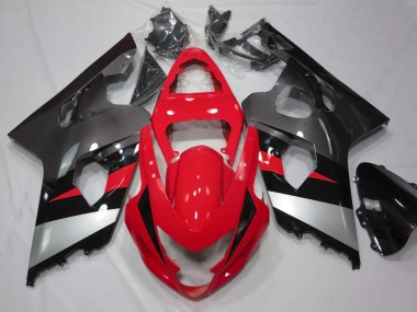 Wholesale 2004-2005 Suzuki GSXR 600 / GSXR 750 Motorcycle Fairings - Red Silver Black Canada
