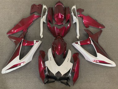 Wholesale 2008-2010 Suzuki GSXR 600 / GSXR 750 Motorcycle Fairings - White Red OEM Style Canada