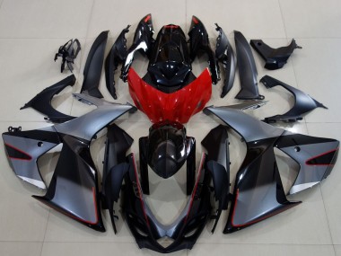 Wholesale 2011-2024 Suzuki GSXR 600 / GSXR 750 Motorcycle Fairings - Grey Red Glossy Black Canada