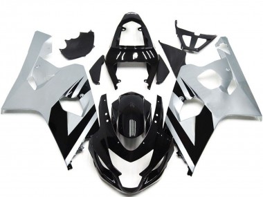 Wholesale 2004-2005 Suzuki GSXR 600 / GSXR 750 Motorcycle Fairings - White Glossy Black OEM Style Canada