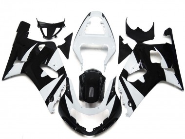 Wholesale 2001-2003 Suzuki GSXR 600 / GSXR 750 Motorcycle Fairings - White Glossy Black OEM Style Canada