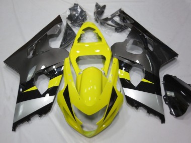 Wholesale 2004-2005 Suzuki GSXR 600 / GSXR 750 Motorcycle Fairings - Yellow Silver Grey Black Canada