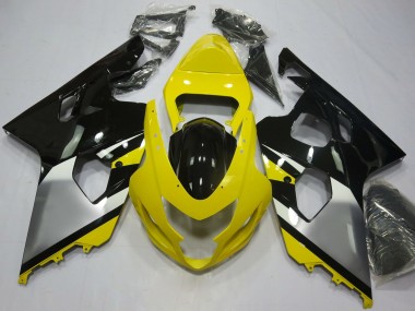 Wholesale 2004-2005 Suzuki GSXR 600 / GSXR 750 Motorcycle Fairings - Yellow Silver Black OEM Style Canada