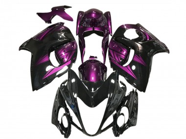Wholesale 2008-2020 Suzuki GSXR 1300 Motorcycle Fairings - Glossy Black and Deep Purple Canada