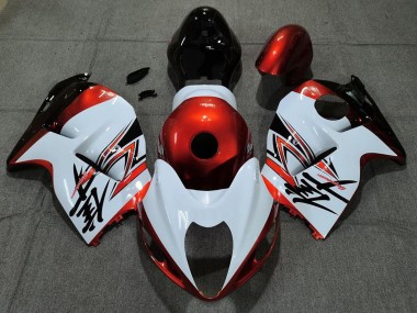 Wholesale 1996-2007 Suzuki GSXR 1300 Motorcycle Fairings - White Orange Canada