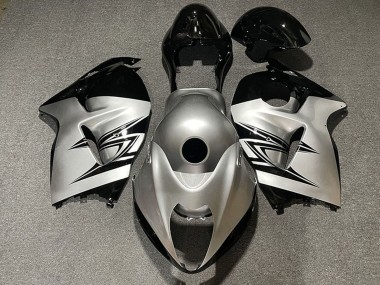 Wholesale 1996-2007 Suzuki GSXR 1300 Motorcycle Fairings - Silver Black Canada