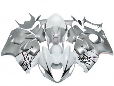 Wholesale 1996-2007 Suzuki GSXR 1300 Motorcycle Fairings - Silver White OEM Style Canada