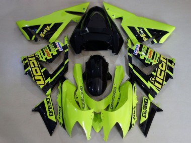 Wholesale 2004-2005 Kawasaki ZX10R Motorcycle Fairings - High Viz Yellow and Black Canada