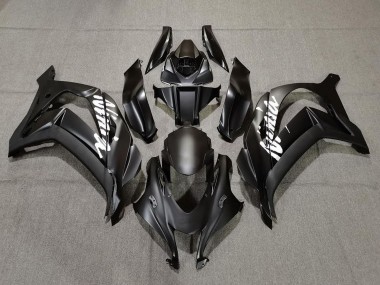 Wholesale 2016-2020 Kawasaki ZX10R Motorcycle Fairings - Matte Black White Ninja Canada