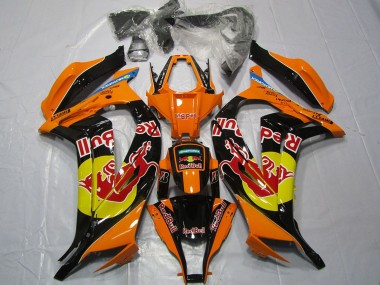 Wholesale 2011-2015 Kawasaki ZX10R Motorcycle Fairings - Orange Yellow Glossy Black Red bull Canada