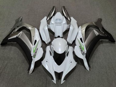 Wholesale 2016-2020 Kawasaki ZX10R Motorcycle Fairings - Pearl White Silver Canada