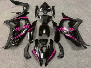Wholesale 2016-2020 Kawasaki ZX10R Motorcycle Fairings - Matte Black Pink Ninja Canada