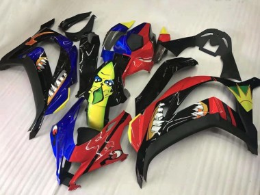 Wholesale 2016-2020 Kawasaki ZX10R Motorcycle Fairings - Red Blue Yellow Black Shark Canada