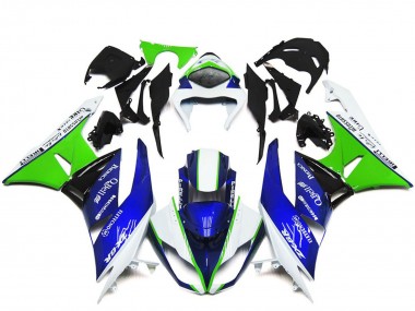 Wholesale 2009-2012 Kawasaki ZX6R Motorcycle Fairings - White Green Blue Black Canada
