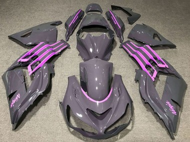 Wholesale 2012-2024 Kawasaki ZX14R ZZR1400 Motorcycle Fairings - Nardo Grey Pink Canada
