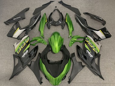 Wholesale 2018-2024 Kawasaki Ninja 400 Motorcycle Fairings - Green Black Gold OEM Style Canada