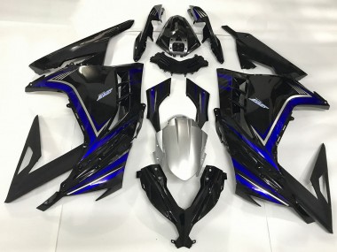 Wholesale 2013-2024 Kawasaki Ninja 300 Motorcycle Fairings - Glossy Black Blue Canada
